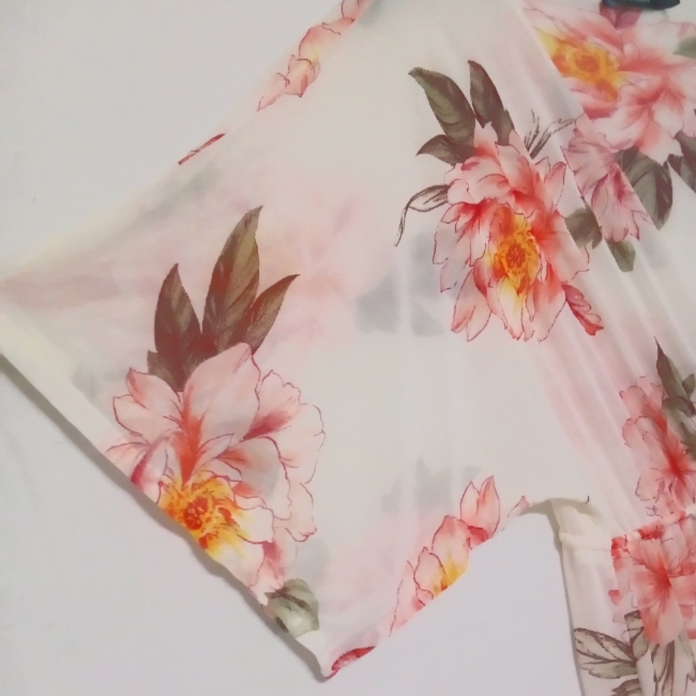 CURE KIMONO LONG FLORAL PRINT  | SIZE M - Picture 3 of 8